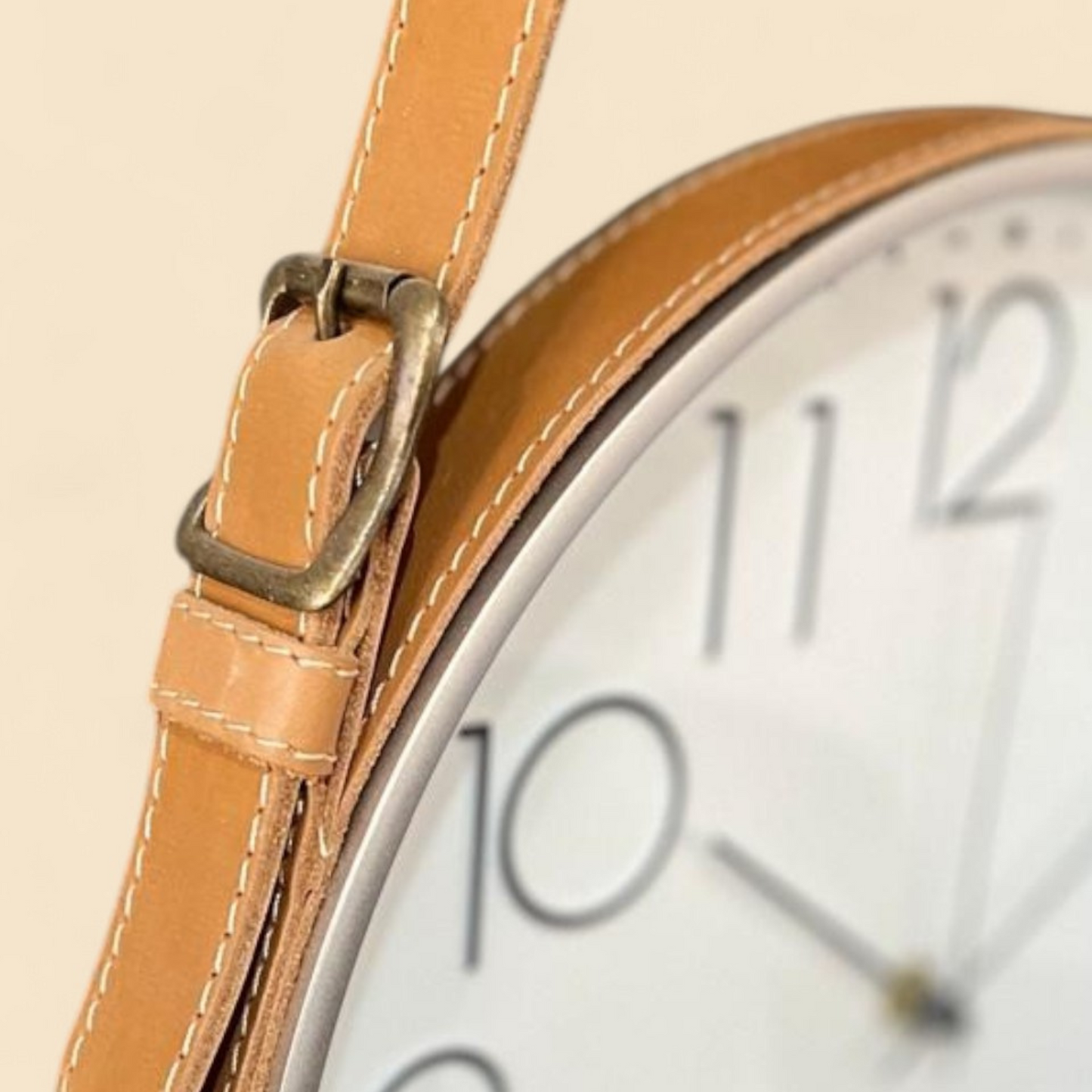 Leather Strap Clock
