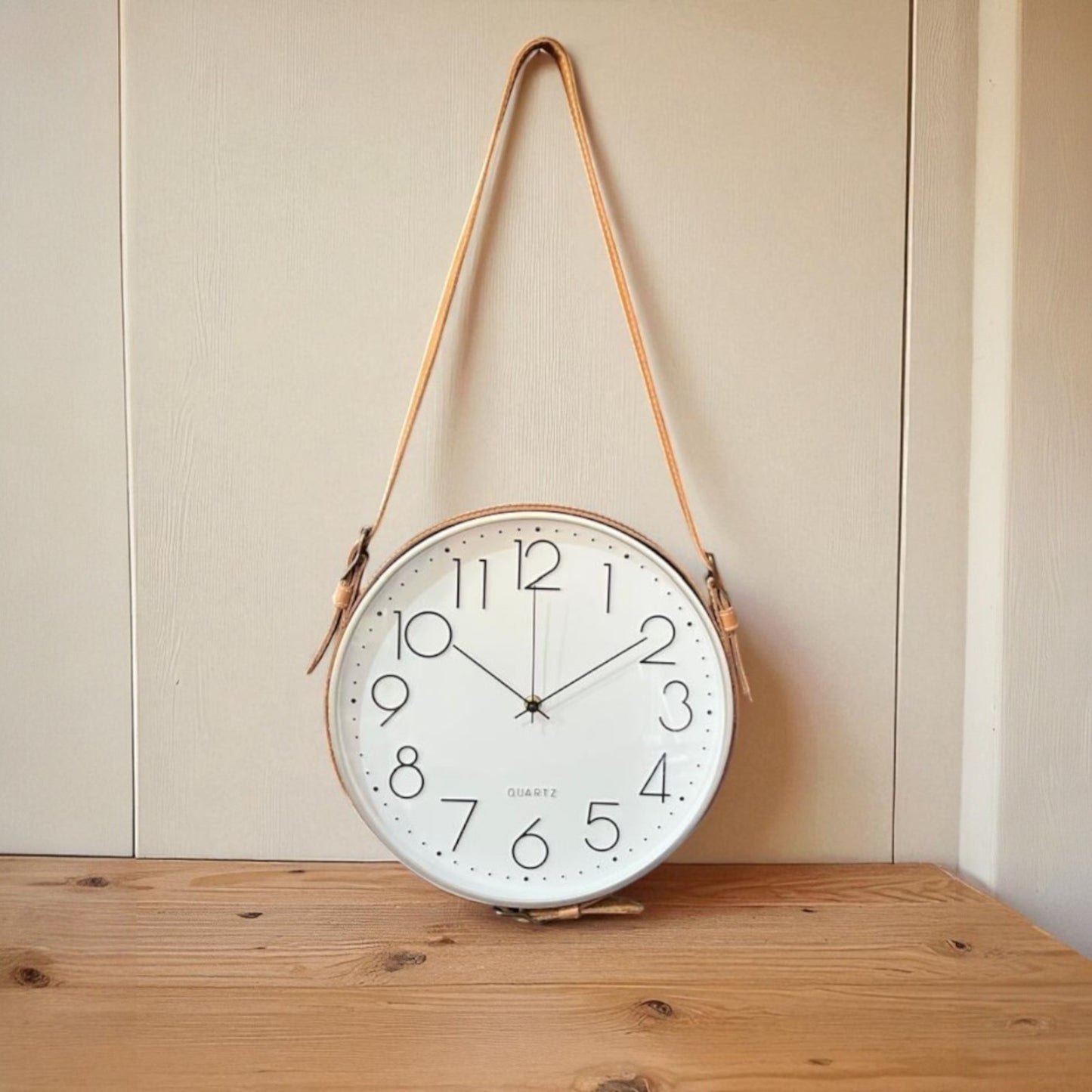 Leather Strap Clock