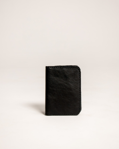 Ngozi Collection black buffalo leather passport cover