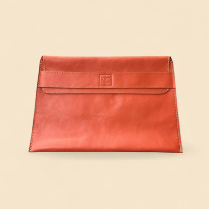 Ngozi Collection coral leather laptop sleeve