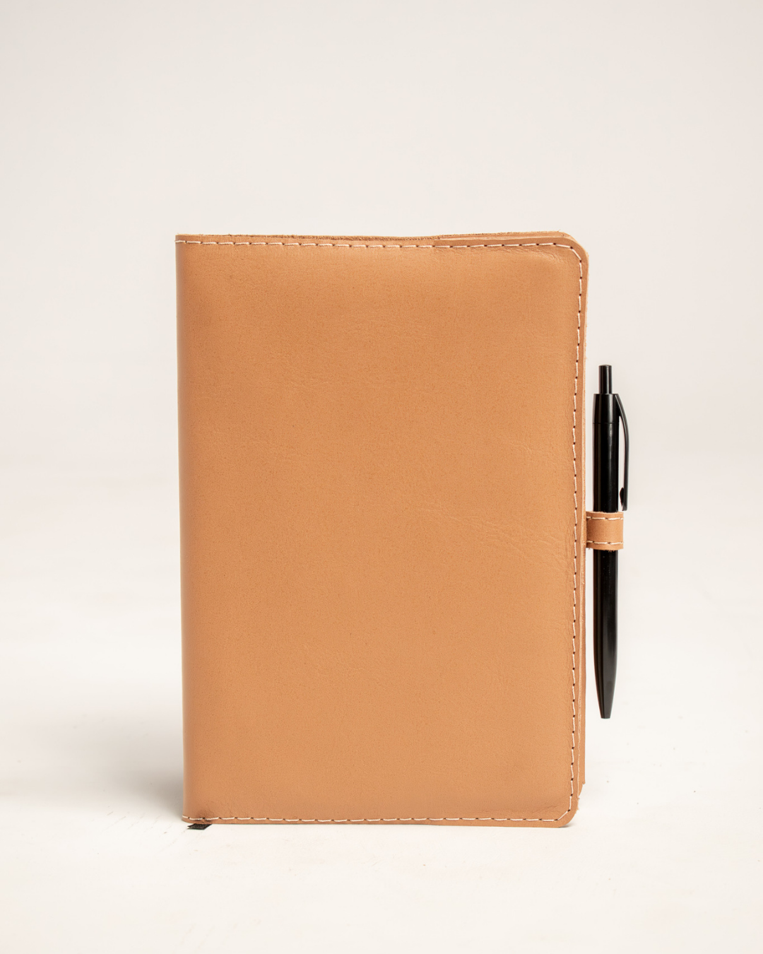 Ngozi Collection hazelnut leather journal with pen