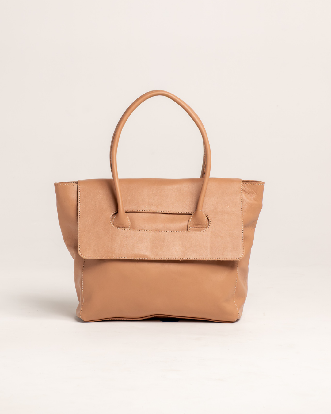 Ngozi Collection hazelnut leather tote